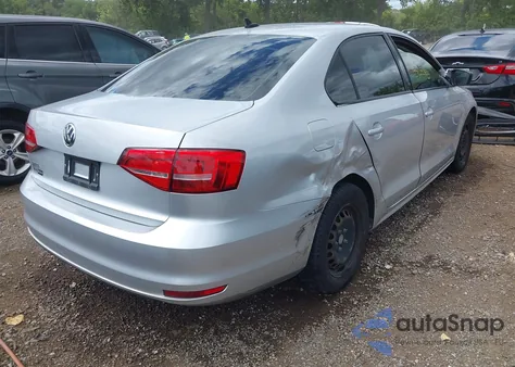 2015 Volkswagen Jetta 2.0L S from USA, damaged, VIN 3VW2K7AJ0FM324491